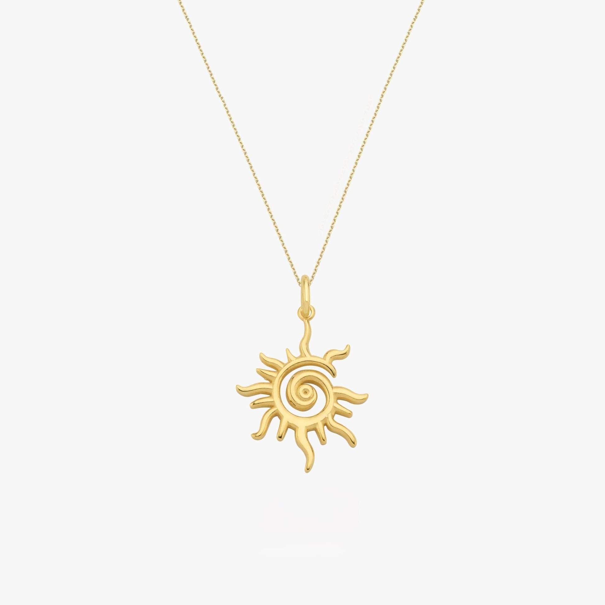 Sunburst Necklace Women | 14K Gold Vermeil - Mionza Jewelry-astrology necklace, galaxy necklace, gift for grandma, Gift for Mom, gold sun jewelry, mothers day gift, sun charm, sun necklace gold, sun necklace silver, sun pendant, sunburst charm, sunburst pendant, sunrise necklace
