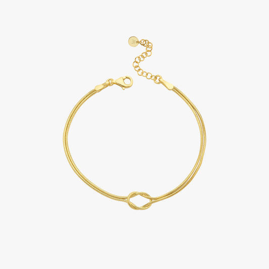 Knot Bracelet | 14K Gold Vermeil
