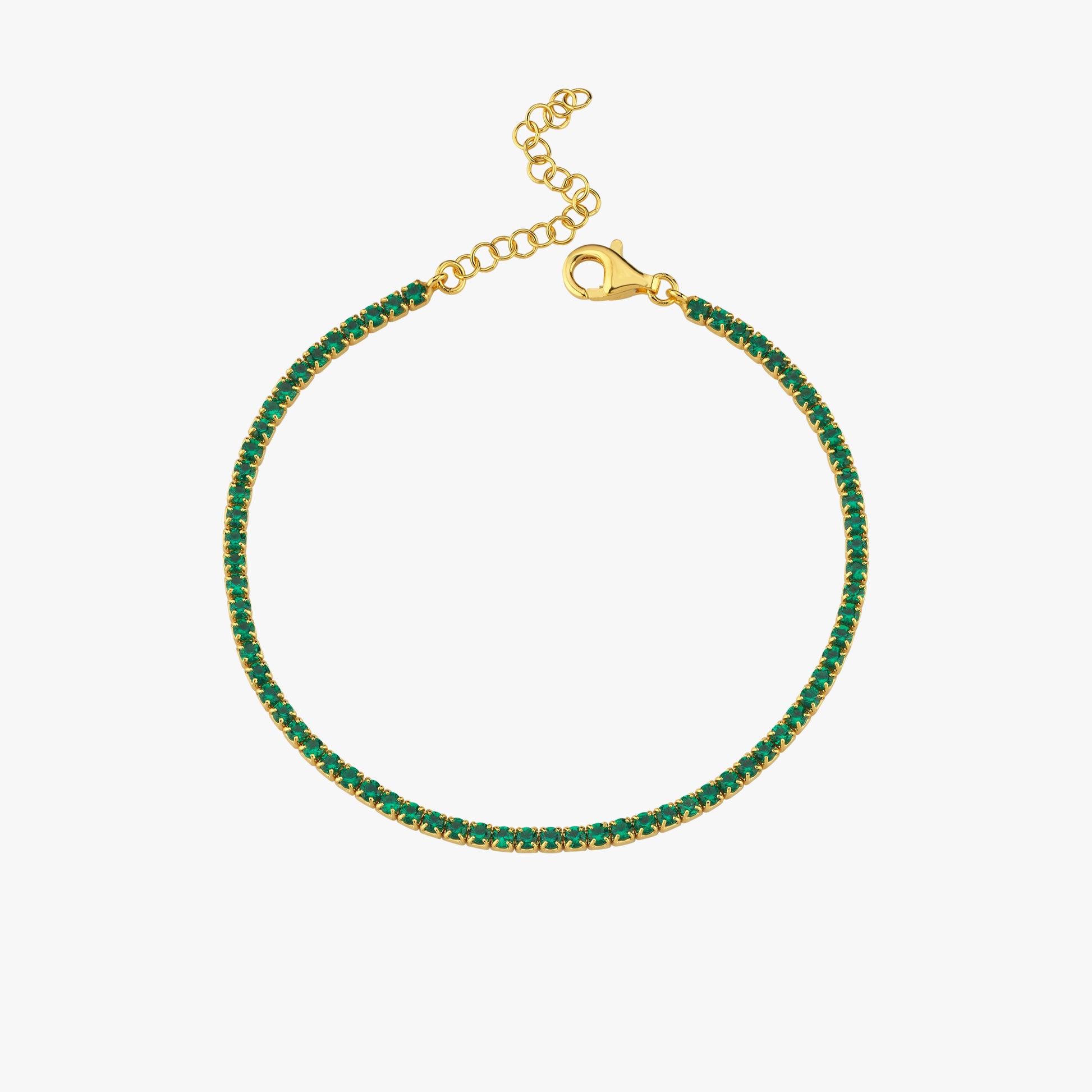 Dainty Tennis Bracelet | 18K Gold Vermeil