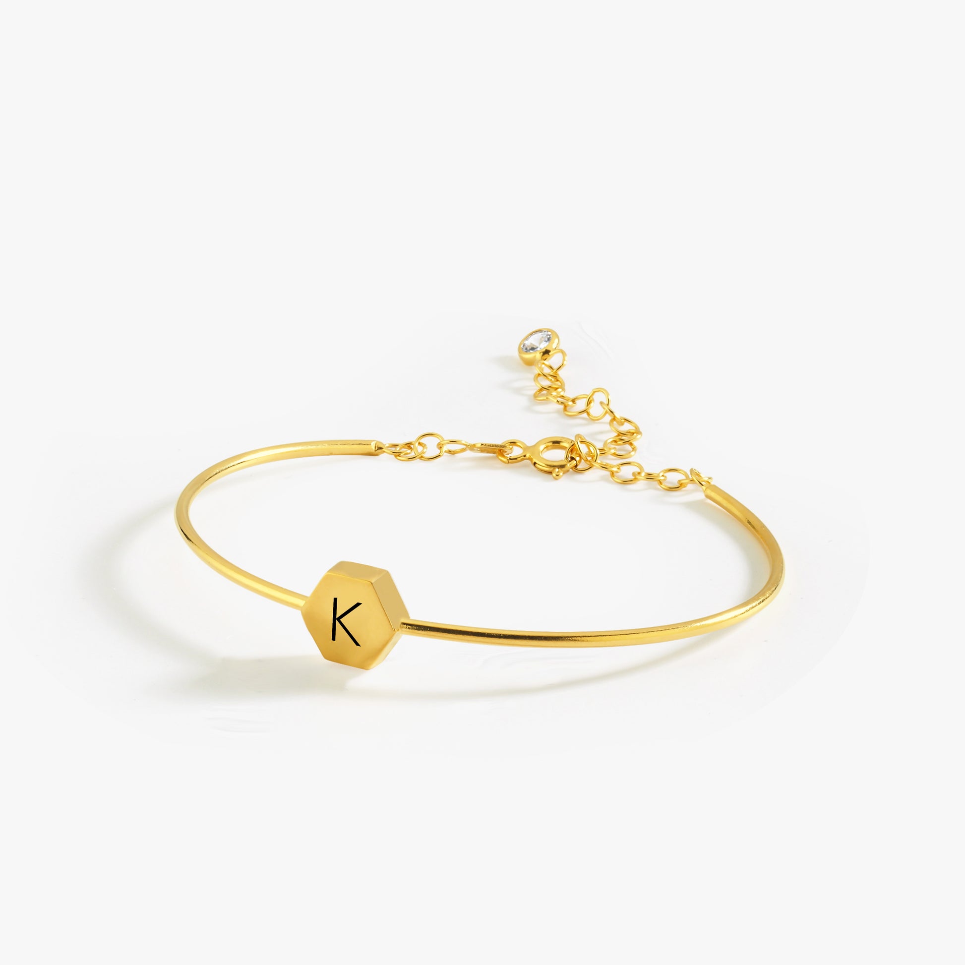Personalized Initial Bangle