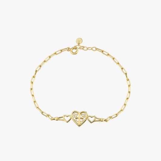 Paperclip Bracelet | 14K Solid Gold