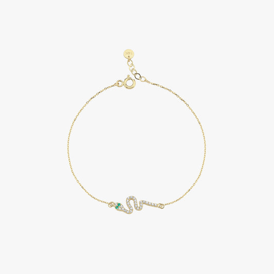 Snake Bracelet | 14K Solid Gold