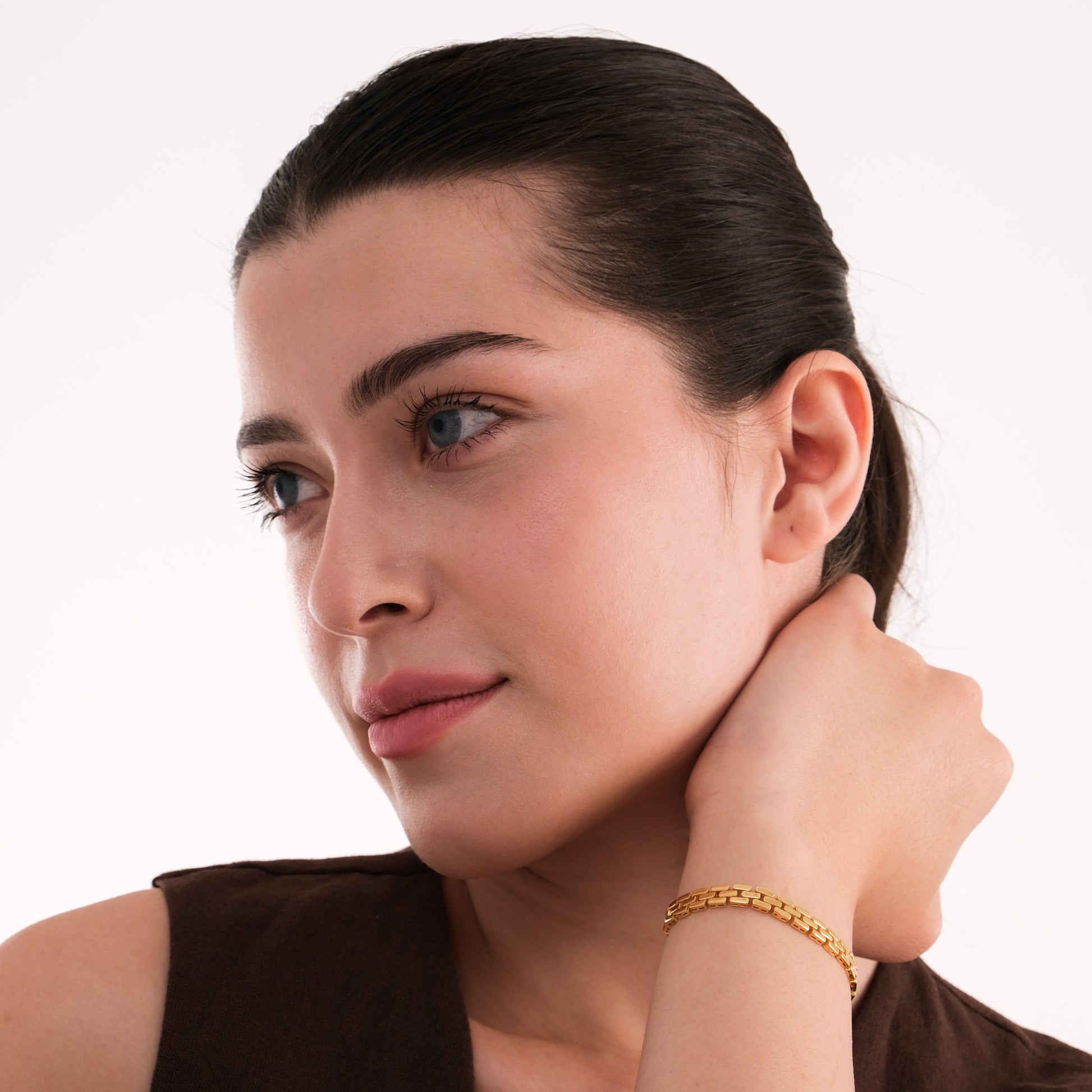 Panther Link Bracelet | 18K Gold Vermeil