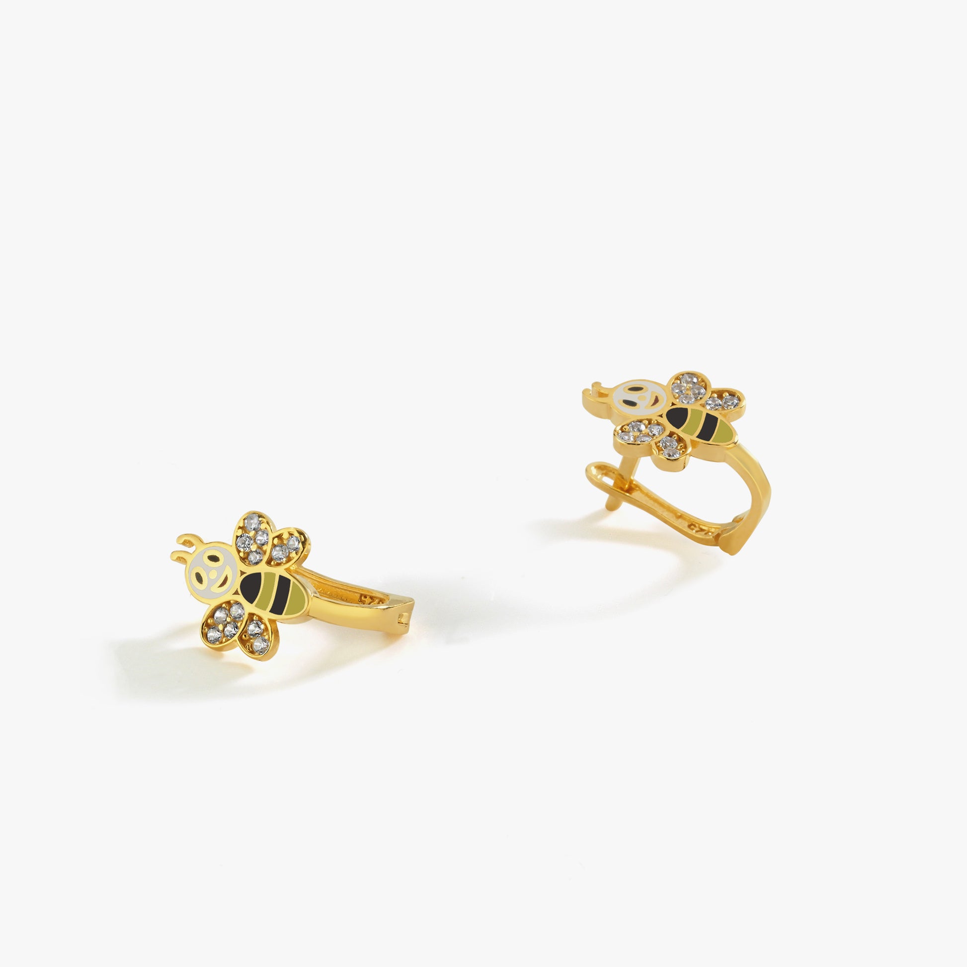 Bee Earrings for Baby| 18K Gold Vermeil
