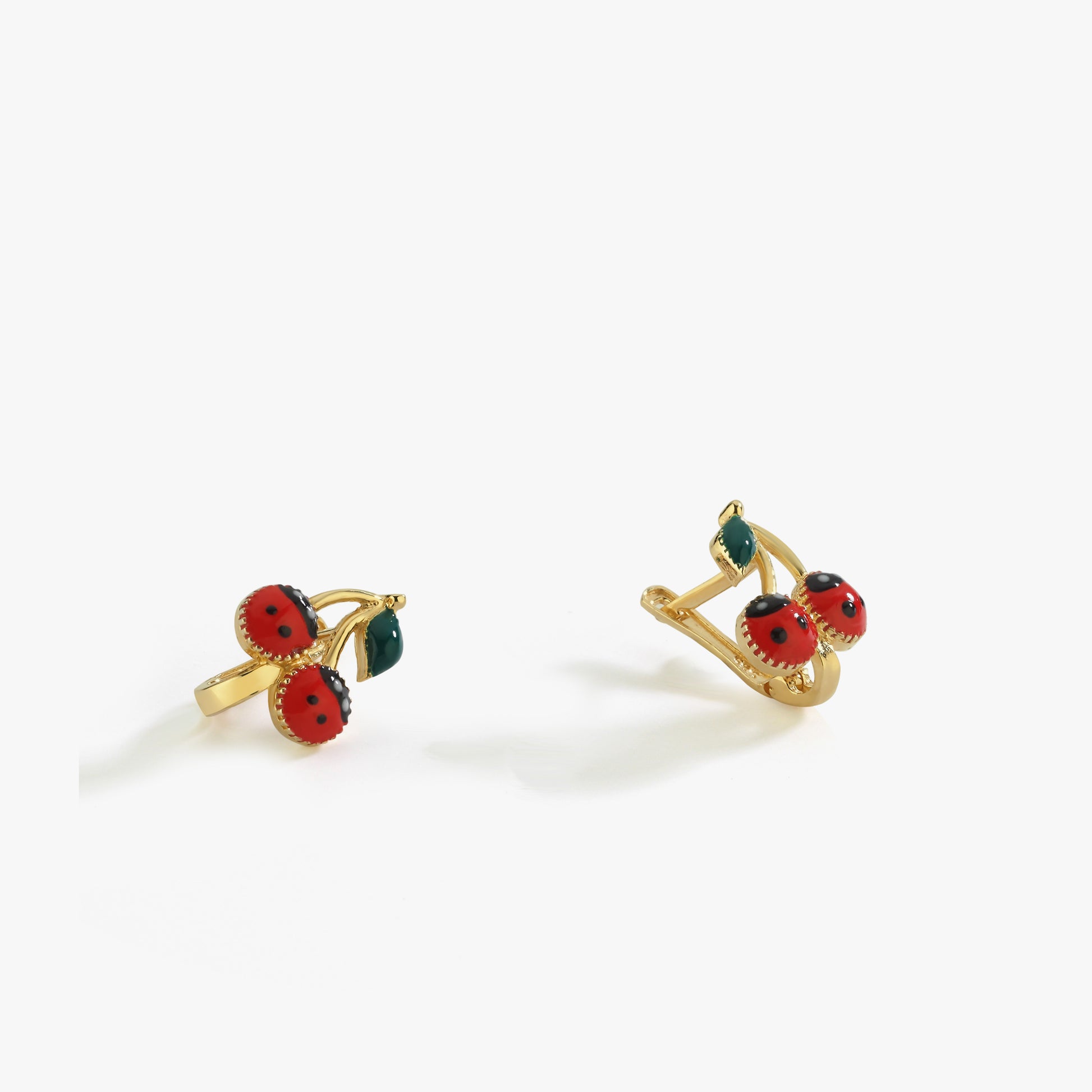Cherry Earrings for Baby | 14K Solid Gold