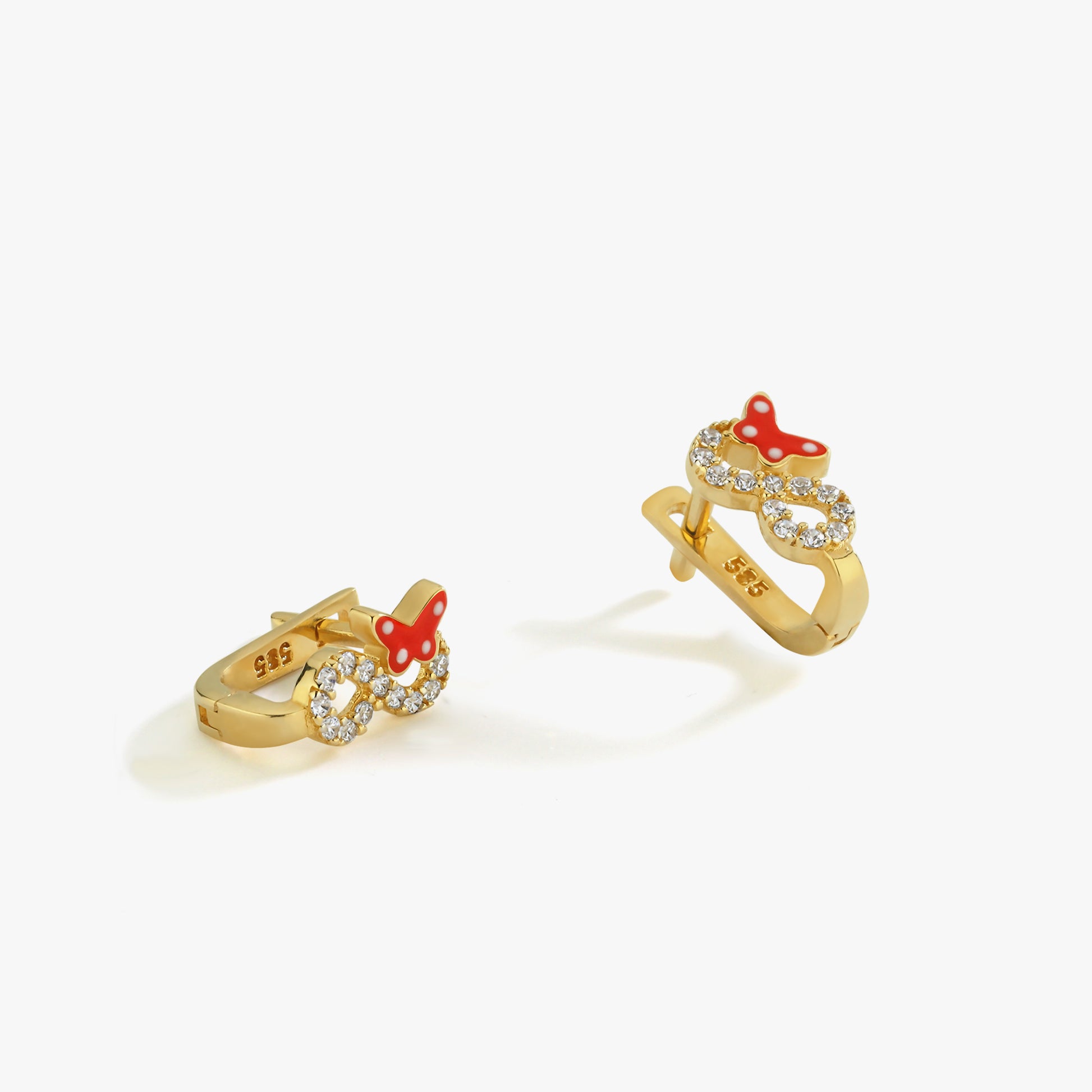 Children's Bow Earrings | 14K Solid Gold