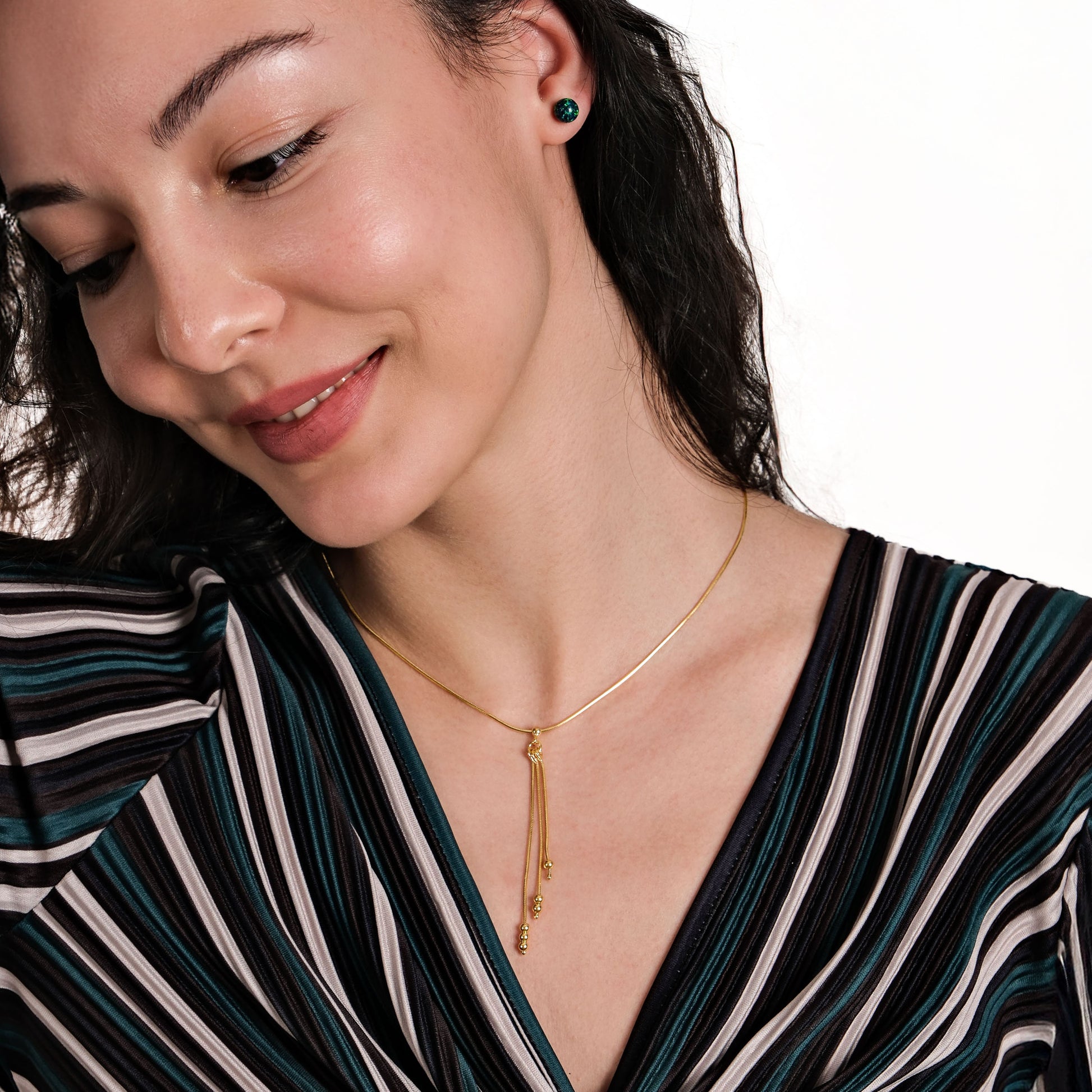 Lariat Y Necklace | 18K Gold Vermeil