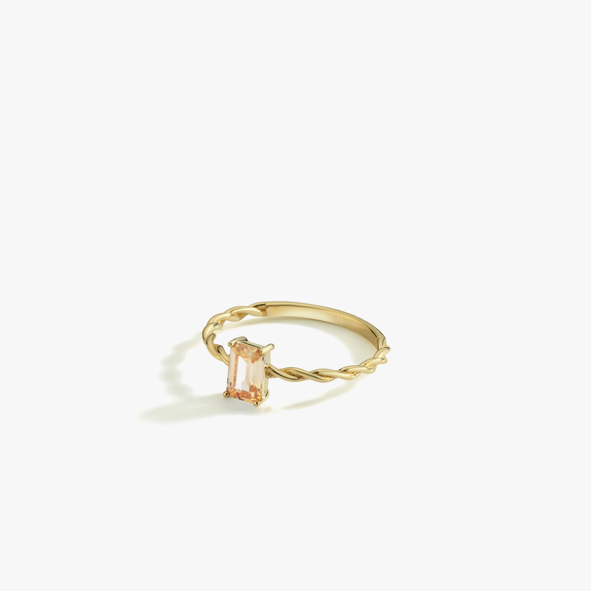 Morganite Ring | 14K Solid Gold