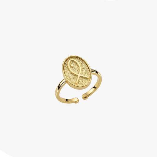 Fish Ring | 14K Gold Vermeil