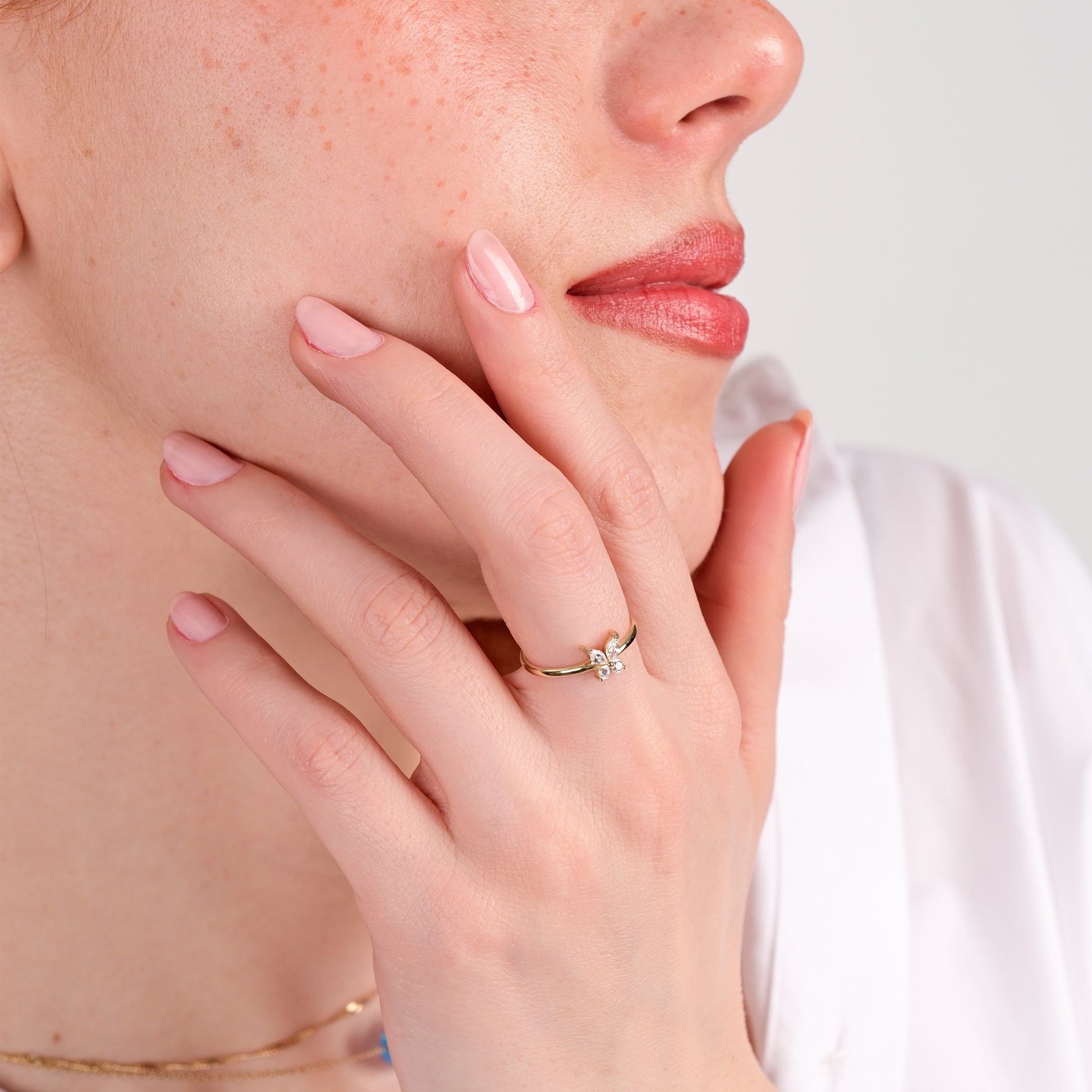 Butterfly Ring | 14K Solid Gold