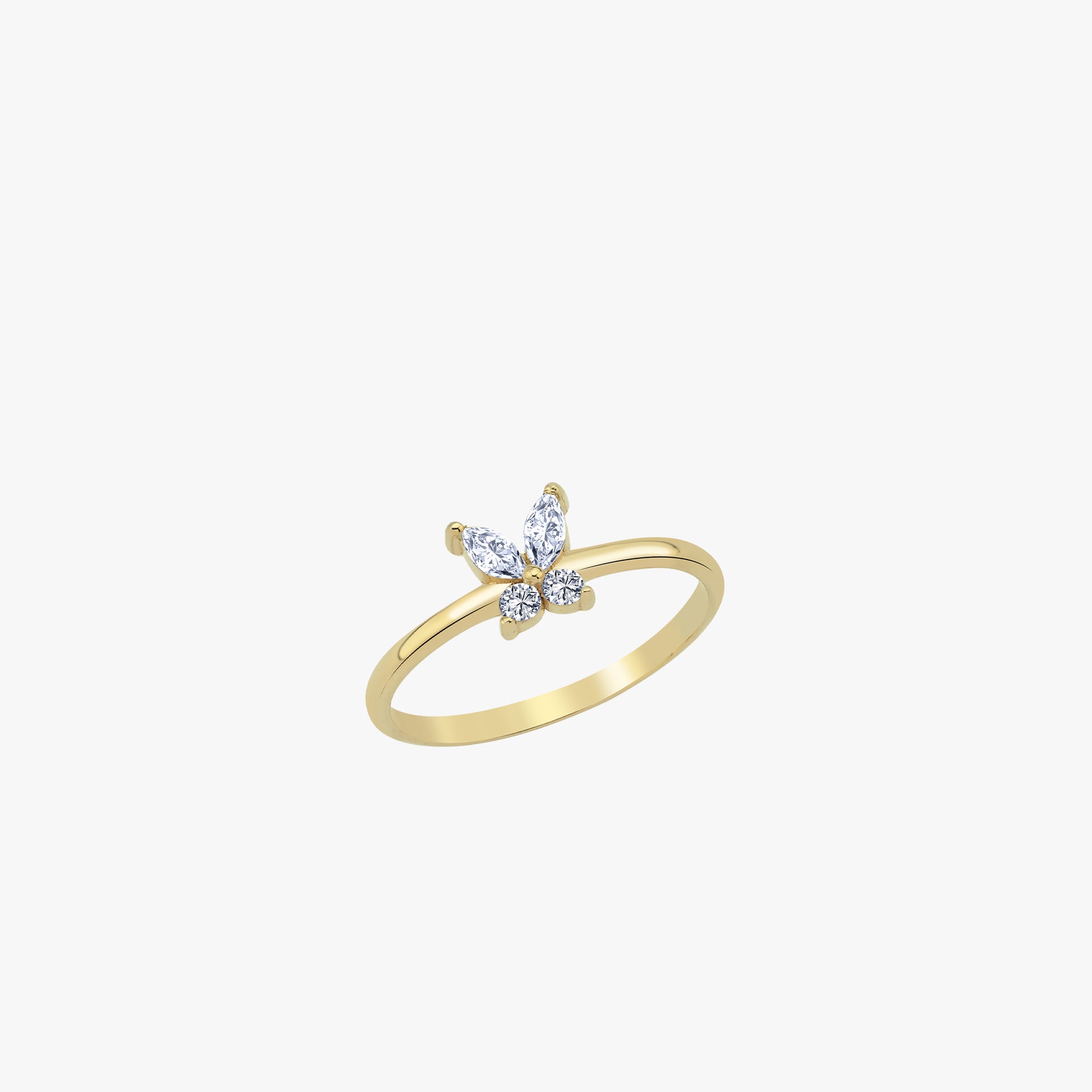 Butterfly Ring | 14K Solid Gold