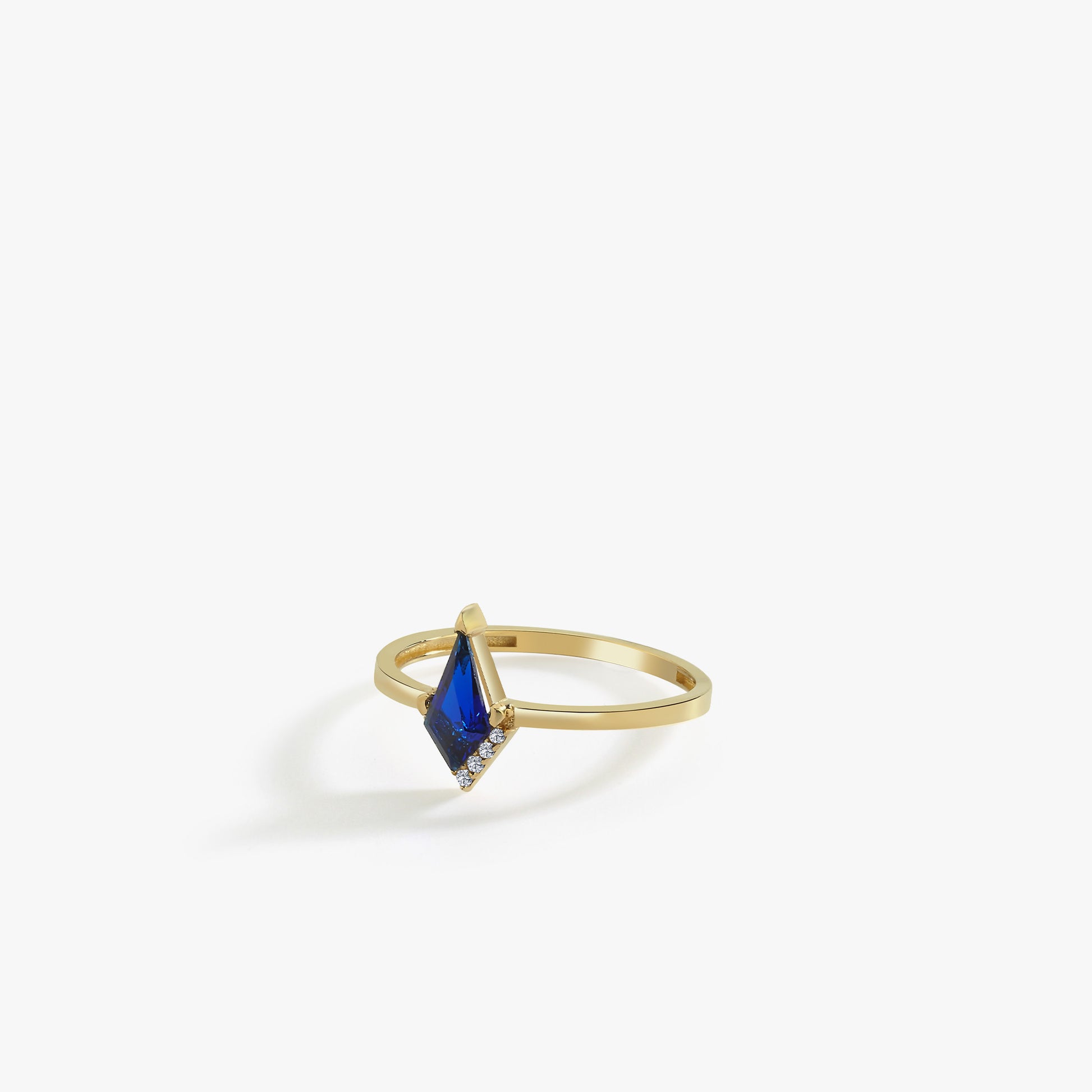 Blue Sapphire Ring | 14K Solid Gold