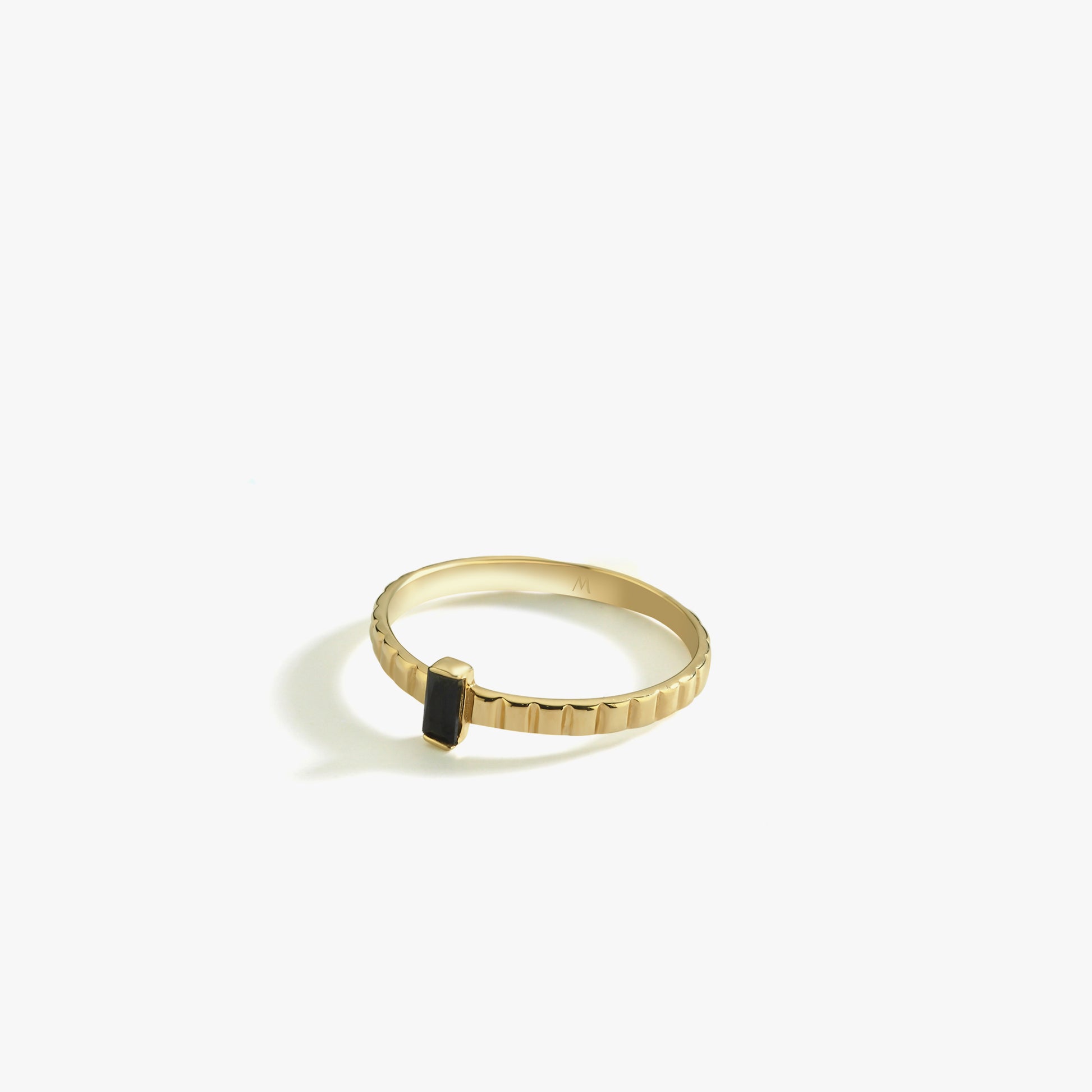 Black Onyx Ring | 14K Solid Gold