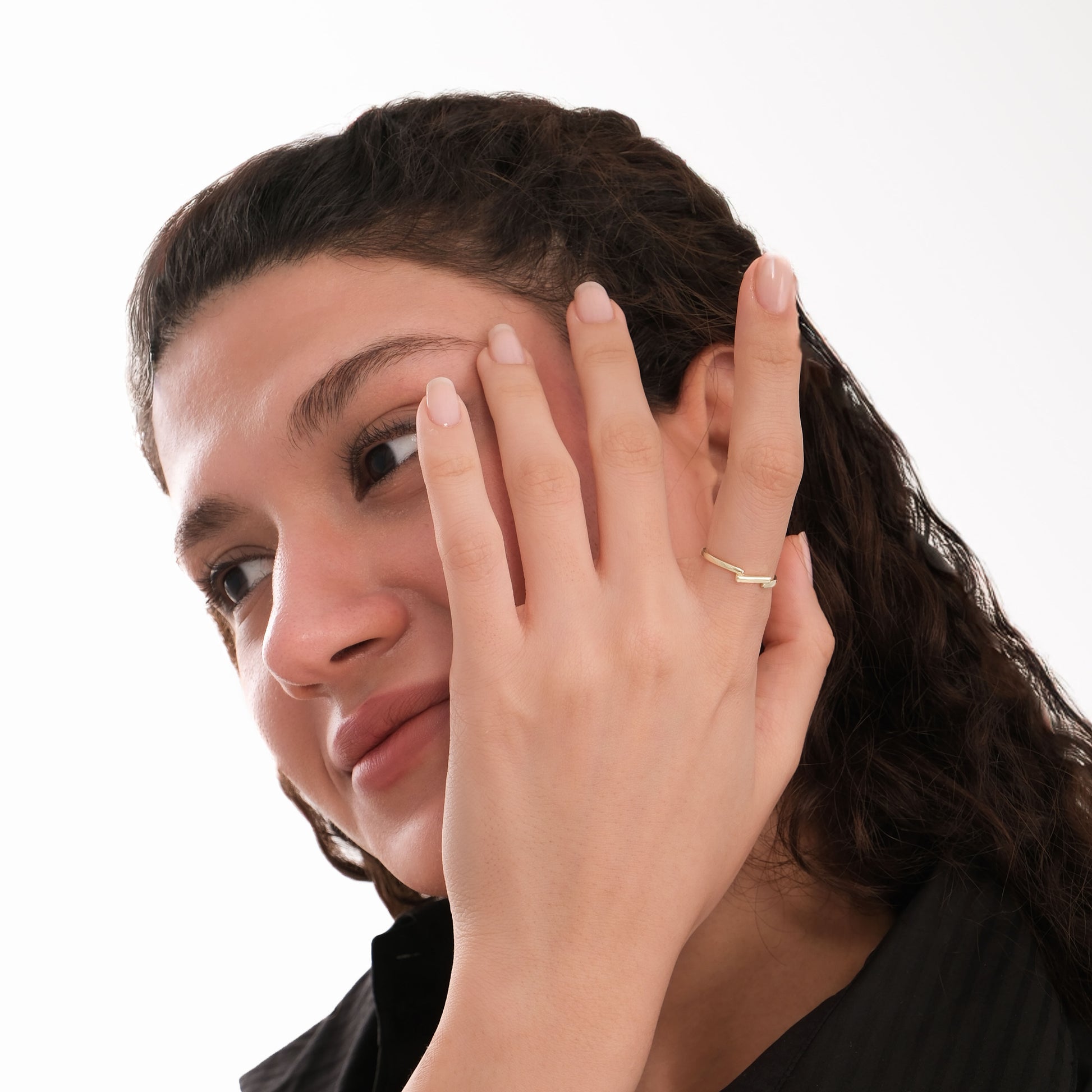 Bar Ring | 14K Solid Gold