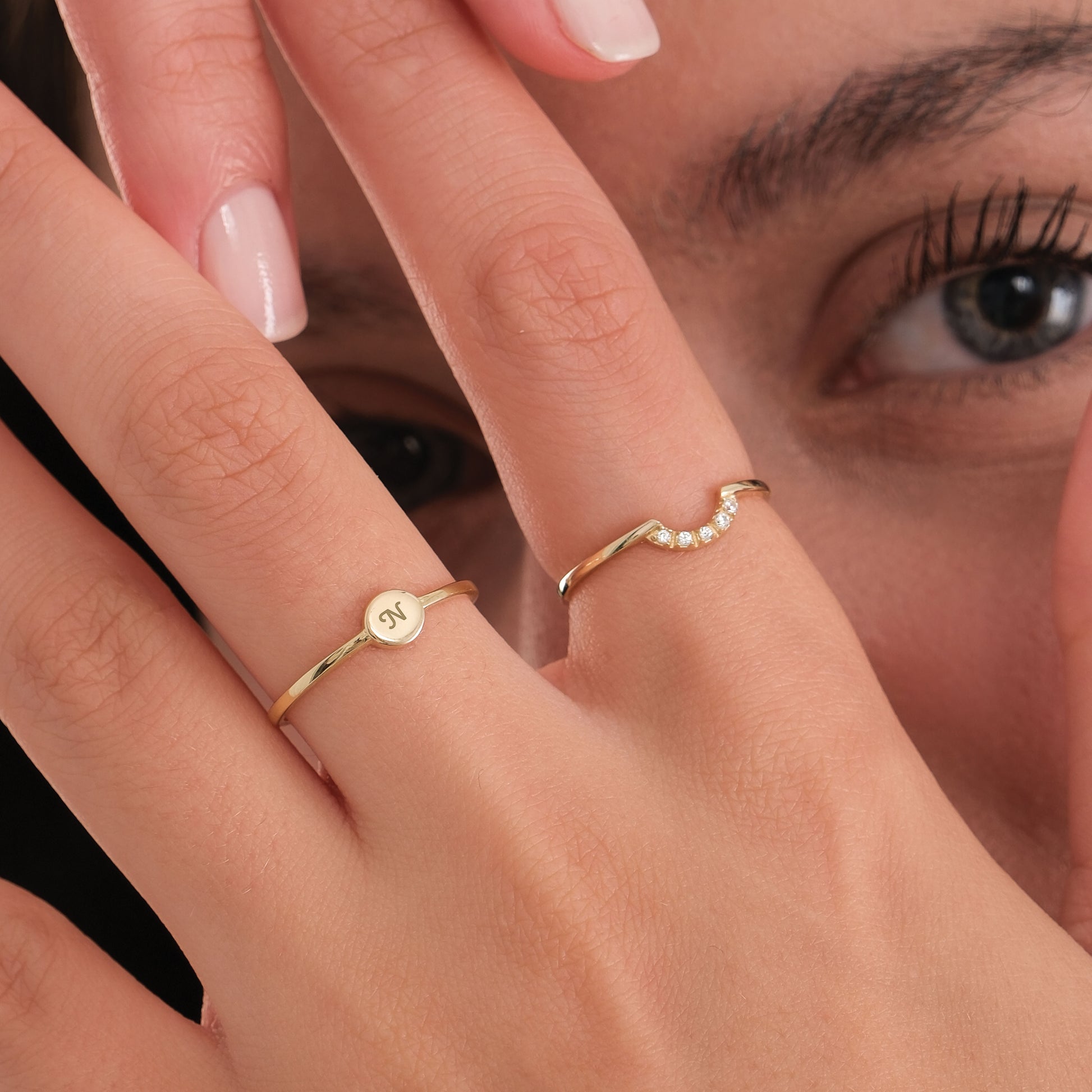 Coin Ring | 14K Solid Gold