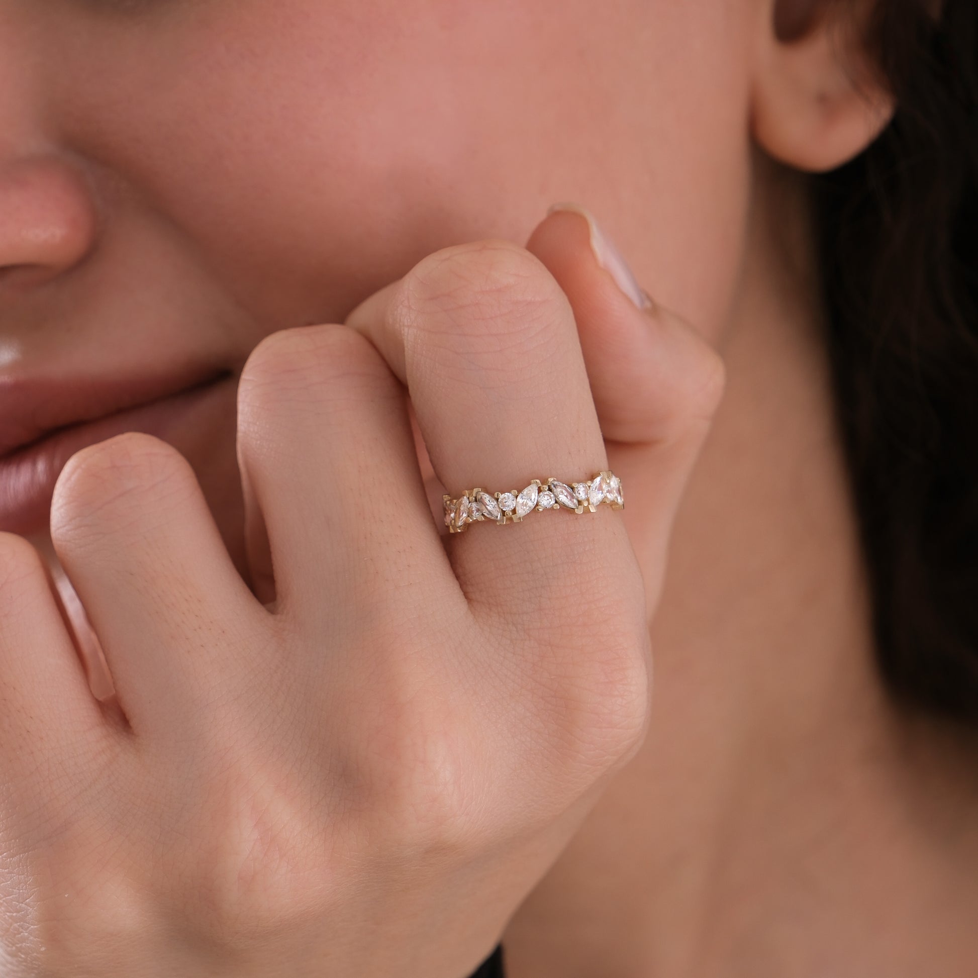 Leaf Ring | 14K Solid Gold