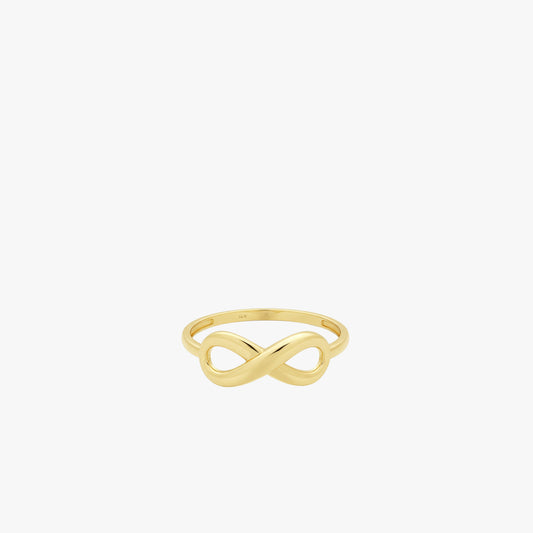 Dainty Infinity Ring | 14K Solid Gold