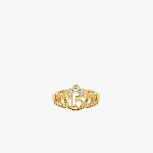 15th Ring | 14K Solid Gold