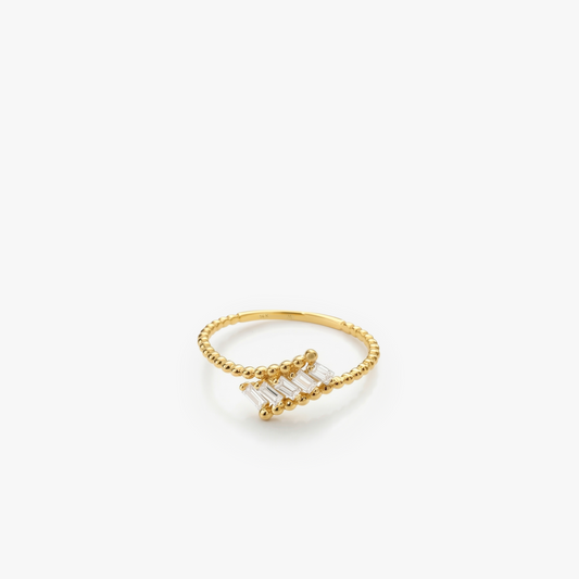 Ball Ring | 14K Solid Gold