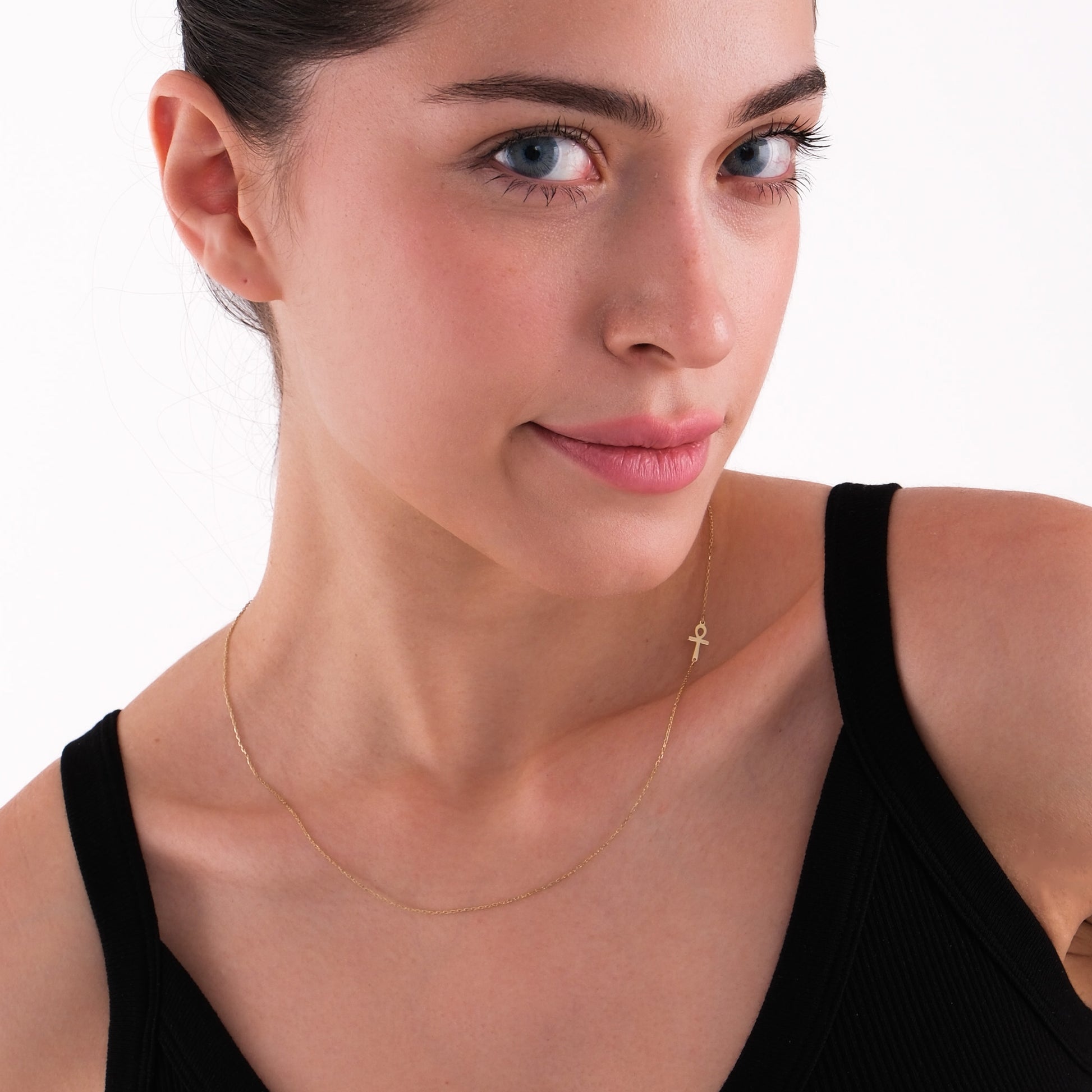 Ankh Chain Necklace | 14K Gold Plated