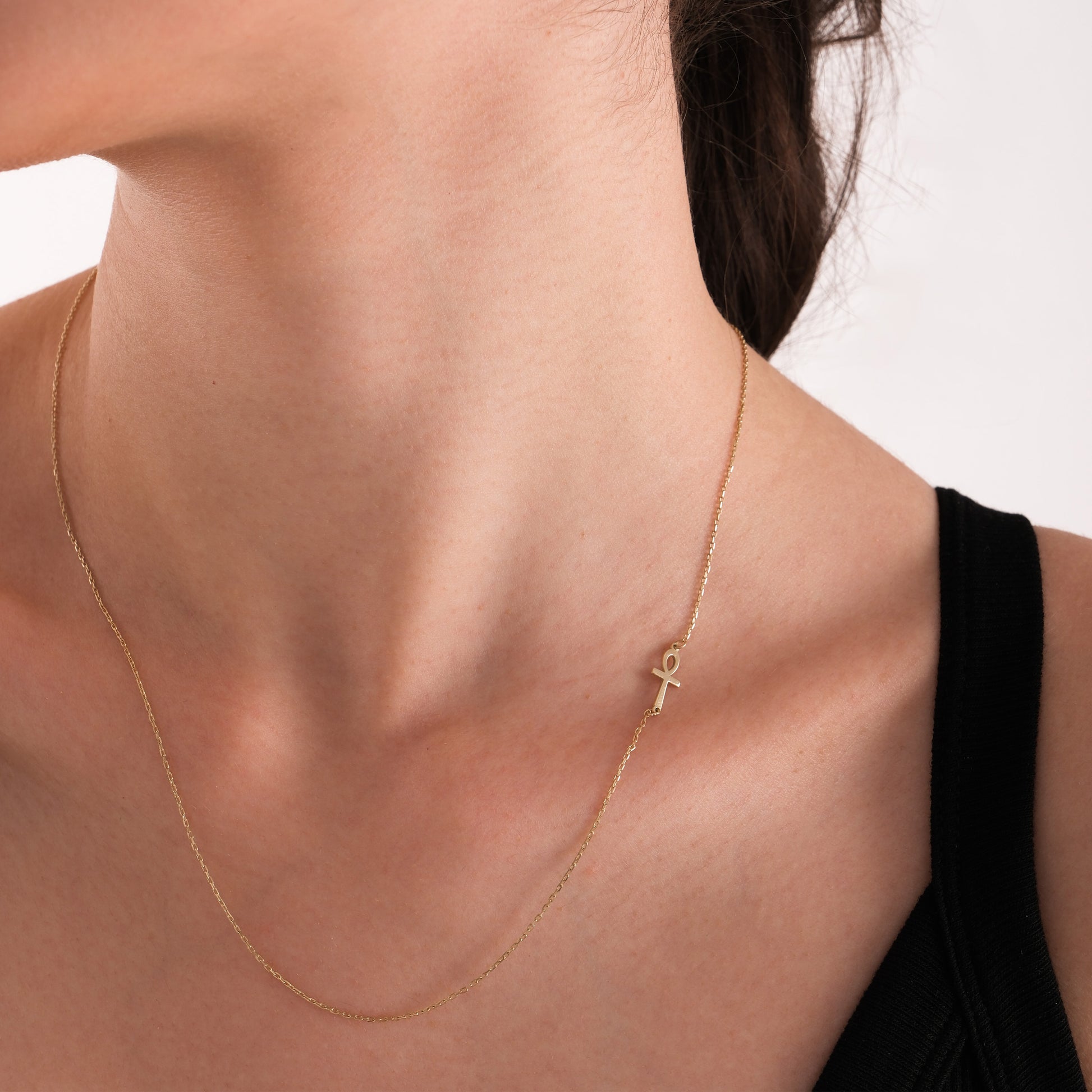 Ankh Chain Necklace | 14K Gold Plated