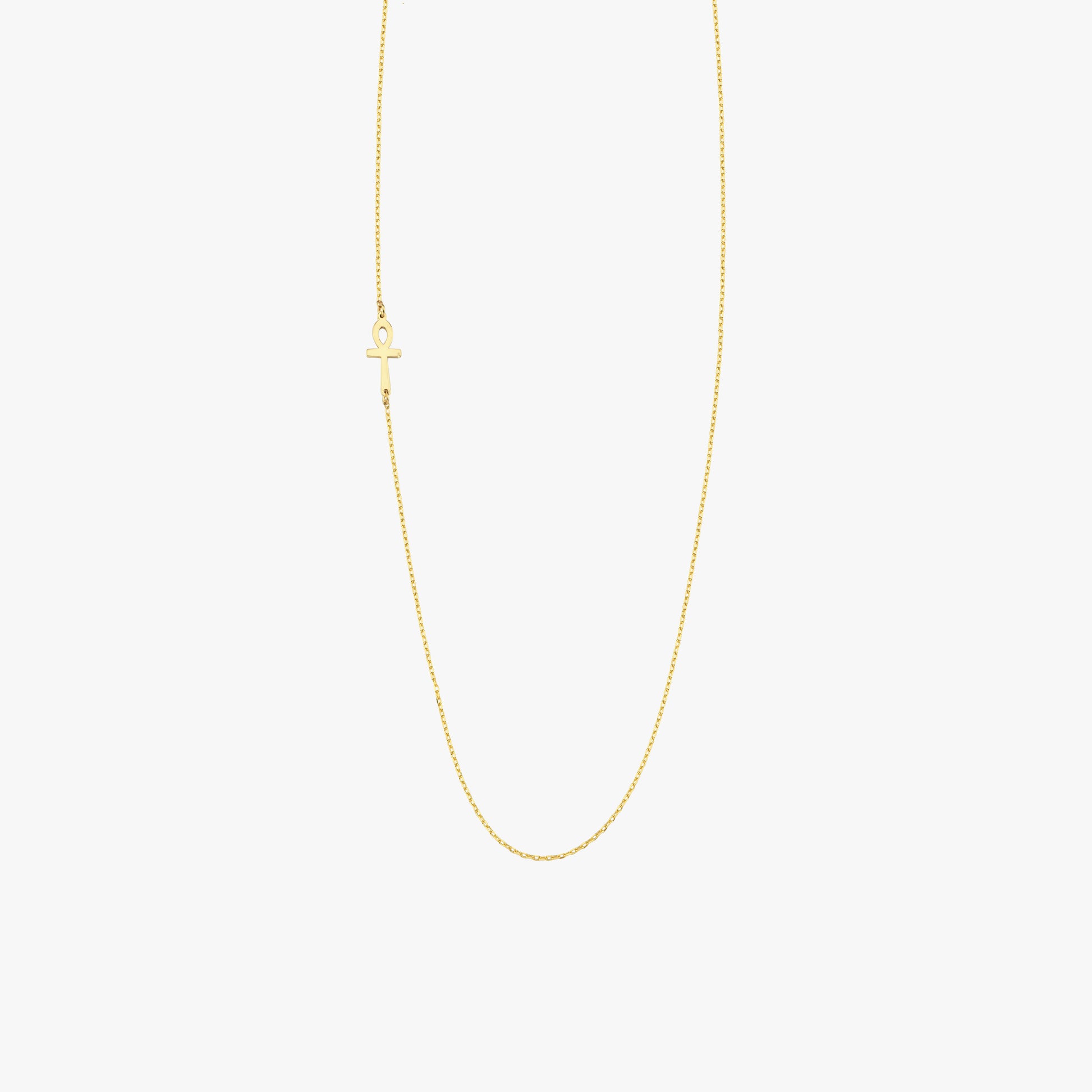 Ankh Chain Necklace | 14K Gold Plated