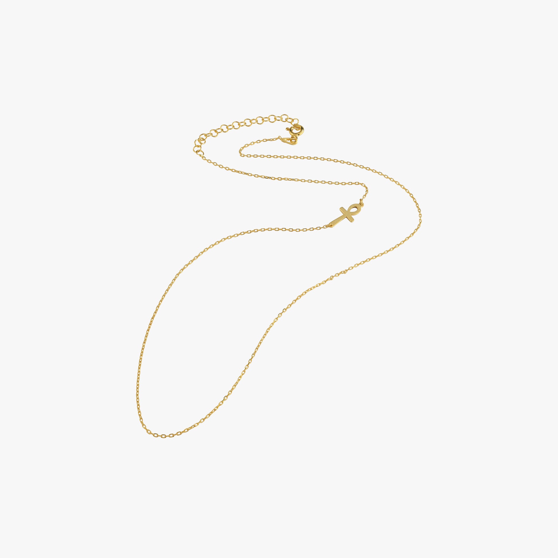 Ankh Chain Necklace | 14K Gold Plated