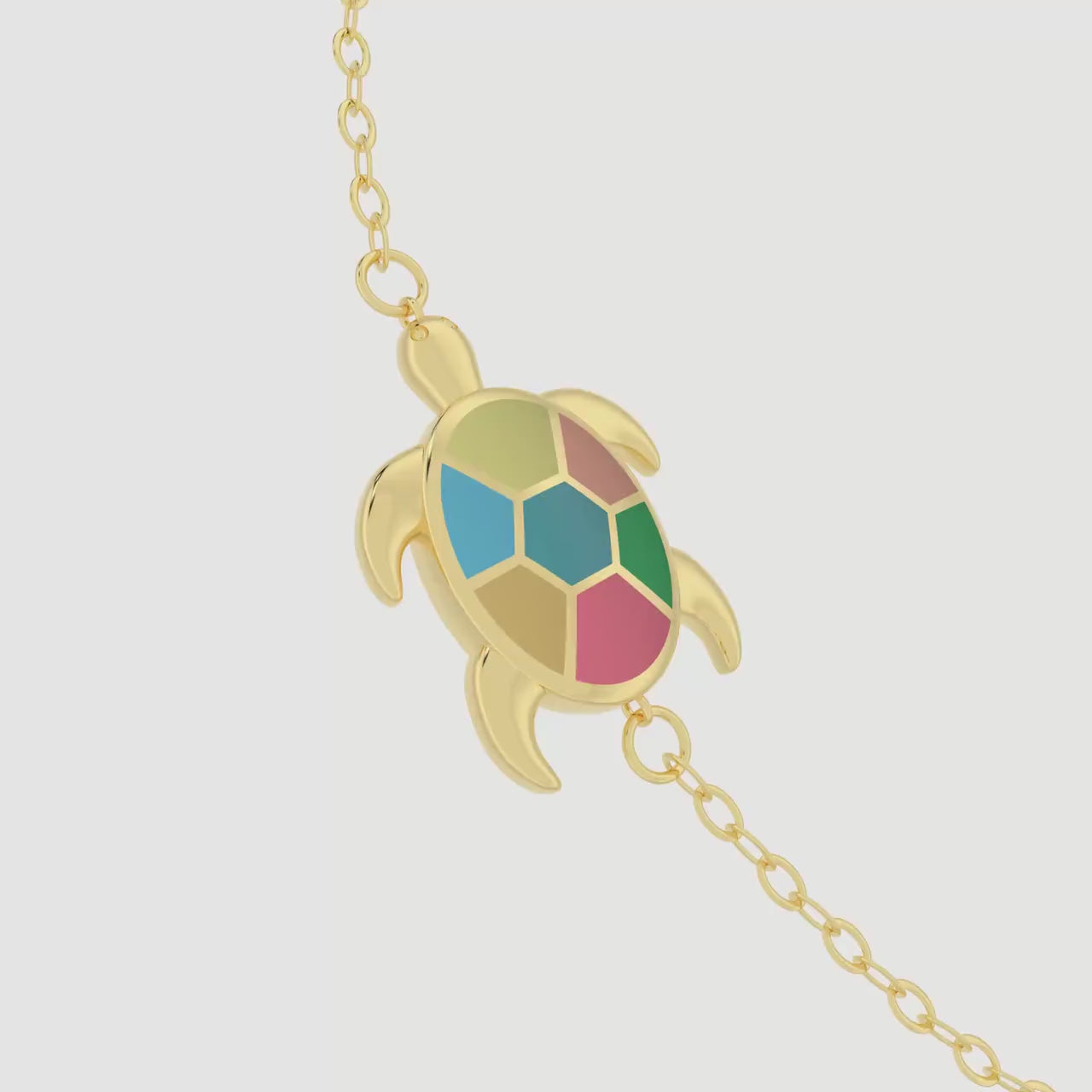 Evil Eye and Turtle Bracelet | 18K Gold Vermeil