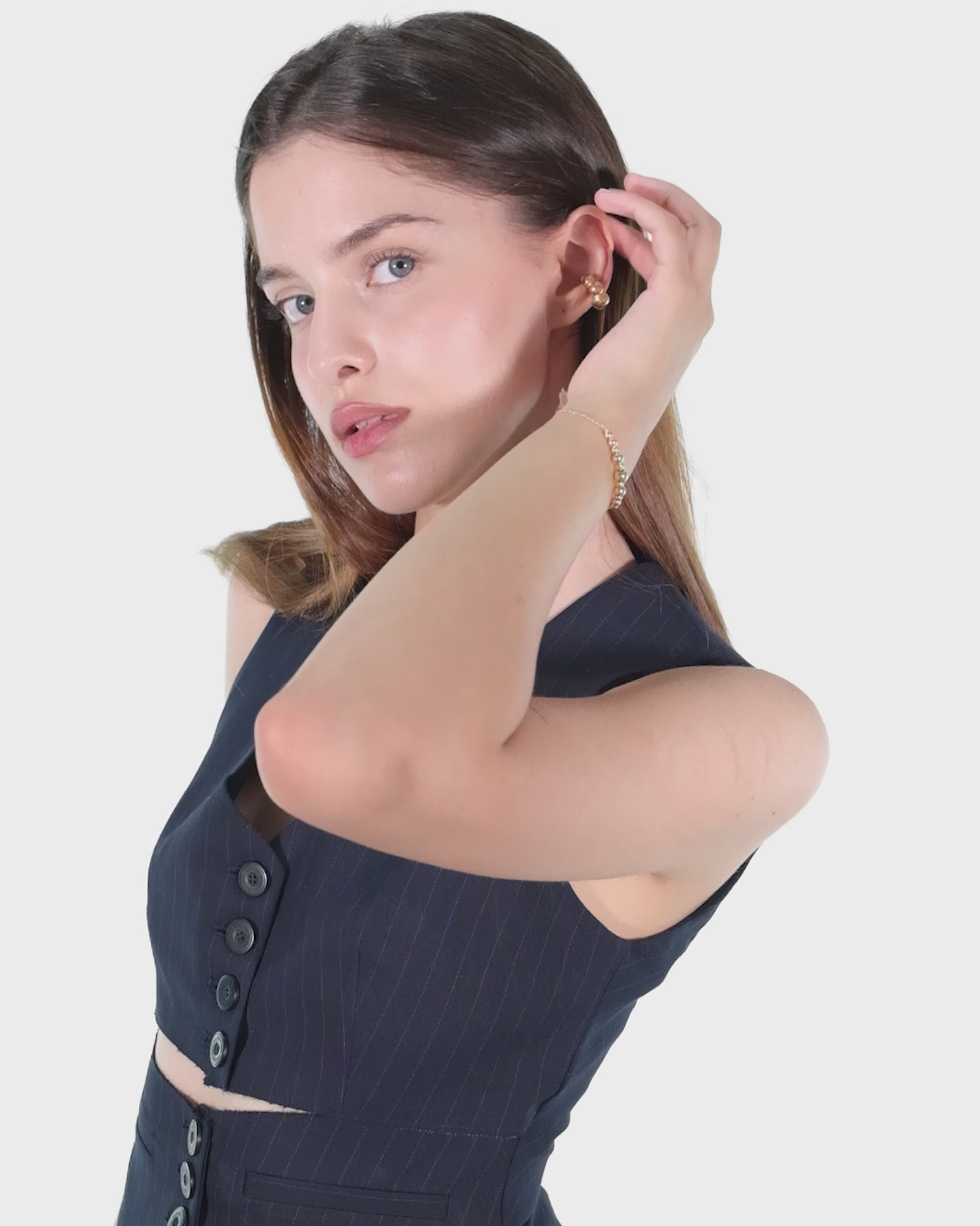 Bubble Ear Cuff | 18K Gold Vermeil