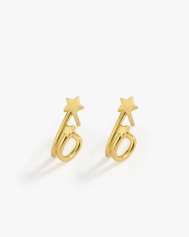 Star Stud Earrings | 14K Gold Vermeil - Mionza Jewelry-Gift for Mom, gold star earrings, gold stud earrings, mothers day gift, silver star earrings, star ear studs, star earring, star earring studs, star earrings, star earrings gold, star jewelry, star stud earrings, starburst earrings