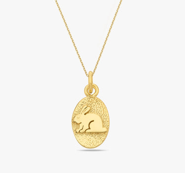 Rabbit Necklace | 14K Gold Vermeil