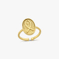 Fish Ring | 14K Gold Vermeil - Mionza Jewelry-14k gold vermeil, adjustable gold ring, animal rings, christian fish, christian fish rings, christian gift, christian jewelry, fish jewelry, gold fish ring, mothers day gift, open rings, ring animal, rings with animals