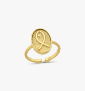 Fish Ring | 14K Gold Vermeil - Mionza Jewelry-14k gold vermeil, adjustable gold ring, animal rings, christian fish, christian fish rings, christian gift, christian jewelry, fish jewelry, gold fish ring, mothers day gift, open rings, ring animal, rings with animals