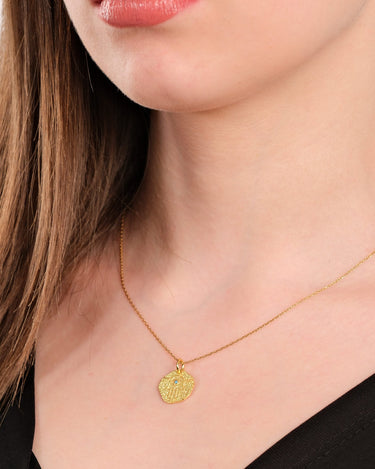 Hamsa Jewelry | 14K Gold Vermeil - Mionza Jewelry-coin jewelry, evil eye necklace, gift for grandma, Gift for Mothers Day, gold coin necklace, gold hamsa hand, gold hamsa necklace, hamsa charm, hamsa evil eye, hamsa hand pendant, hamsa jewelry, hansa hand silver, medallion necklace