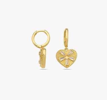 Heart Earrings| 14K Gold Vermeil