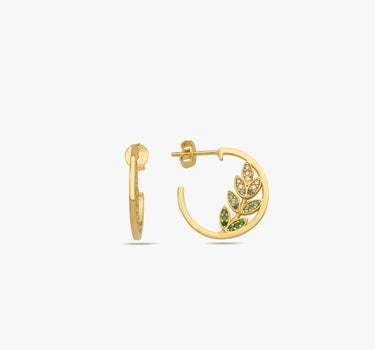 Olive Earrings | 14K Gold Vermeil