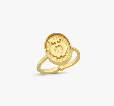 Owl Ring | 14K Gold Vermeil
