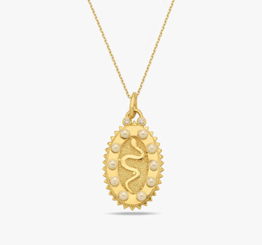 Snake Necklace| 14K Gold Vermeil