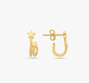 Star Stud Earrings| 14K Gold Vermeil