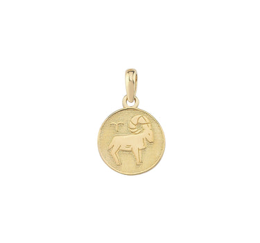 Aries Zodiac Necklace | 14K Solid Gold
