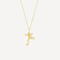 Frog Necklace | 14K Solid Gold or 925 Sterling Silver - Mionza Jewelry-animal necklace, animal pendant, birthday gift, frog earrings, frog gold necklace, frog jewelry, frog jewelry gifts, frog necklace, frog pendant, fun necklace, gold frog necklace, little girl necklace, mothers day gift