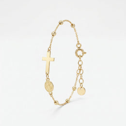 Gold Rosary Bracelet