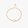 Knot Bracelet | 14K Gold Vermeil - Mionza Jewelry-14k gold vermeil, bestfriend bracelet, gift for mom, gift for women, gold vermeil jewelry, infinity bracelet, knot bracelet, knot bracelet 18k, knot bracelet gold, knot bracelet silver, love knot bracelet, mothers day jewelry, tie the knot