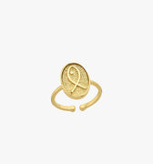 Fish Ring | 14K Gold Vermeil - Mionza Jewelry-14k gold vermeil, adjustable gold ring, animal rings, christian fish, christian fish rings, christian gift, christian jewelry, fish jewelry, gold fish ring, mothers day gift, open rings, ring animal, rings with animals