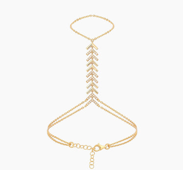 Hand Chain Bracelet| 18K Gold Vermeil