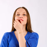 Mama Bracelet | 18K Gold Vermeil - Mionza Jewelry-18k solid gold, adjustable bracelet, custom mama bracelet, gift for new mom, gold mom bracelet, gold vermeil, grandma bracelet, mom jewelry, mother bracelet, mothers day gift, non tarnish bracelet, personalized gift, pregnant mom gift