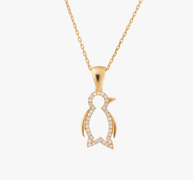 Penguin Necklace| 18K Gold Vermeil