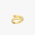 Hug Ring | 14K Gold Vermeil - Mionza Jewelry-14k gold ring, 14k gold vermeil, adjustable gold ring, best friend ring, birthday gift, gift for her, gold hug ring, hug jewelry, hug rings, hugging hands ring, love hug ring, mothers day gift, open ring