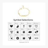 Personalized Baby Bracelet with Name | 14K Solid Gold