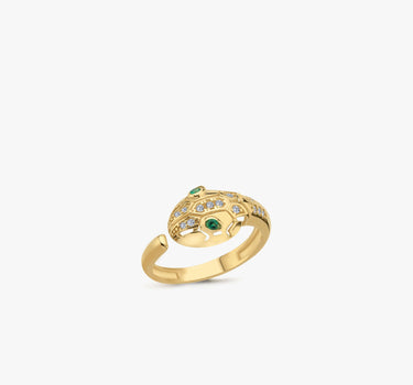 Ouroboros Snake Ring | 14K Solid Gold - Mionza Jewelry-14k gold ring, adjustable ring, animal ring, birthday gift, gold snake ring, gold thumb ring, ouroboros snake ring, serpent jewelry, snake ring gold, snake ring women, snake rings, summer jewelry, thumb rings